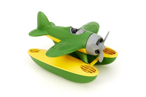 Green Toys Seaplane in Green Color - BPA Free, Phthalate Free Floatplane for Improving Pincers Grip. Toys and Games ,9 x 9.5 x 6 inches by Green Toys