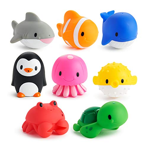 Munchkin Ocean Squirts Bath Toy, 8 pack by Munchkin
