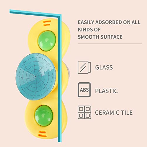 3PCS Suction cup spinner toys for 1 2 Year old boys|Spinning top baby toys 12-18 months|First birthday baby gifts for 1 Year old girls|Sensory toys for toddlers 1-3 (Farm) by Titain Creations