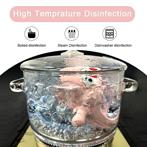 Smily Mia Penguin Buddy Never Drop Silicone Baby Teething Toy for 0-6month Infants, Baby Chew Toys for Sucking Needs, Hand Pacifier for Breast Feeding Babies, Car Seat Toy for New Born. Light Blue by Dongguan Xufu Rubber&Silicone manufacturer Co., Ltd.