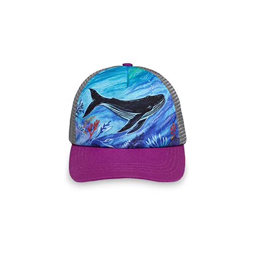 Sunday Afternoons Girl's Artist Series Trucker (Little Kids/Big Kids) Whale Song MD-LG from 