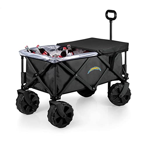 PICNIC TIME NFL Cleveland Browns Elite Edition Collapsible Adventure Wagon with All-Terrain Wheels from Picnic Time