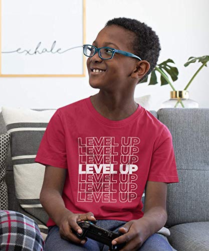 BROOKLYN VERTICAL 4-Pack Boys Short Sleeve Crew Neck T-Shirt with Chest Print | Soft Cotton Sizes 6-20 (Combo A, L-14/16) from 