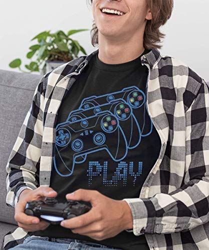 BROOKLYN VERTICAL 4-Pack Boys Short Sleeve Crew Neck T-Shirt with Chest Print | Soft Cotton Sizes 6-20 (Combo A, L-14/16) from 