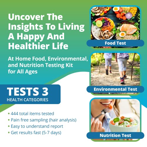 5Strands Standard Package, 444 Items Tested, Includes 3 Tests - Food Intolerance, Environment Sensitivity, Nutrition Imbalance, at Home Health Collection Kit, Accurate Test Results in 5-7 Days from 5Strands
