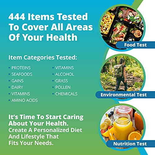 5Strands Standard Package, 444 Items Tested, Includes 3 Tests - Food Intolerance, Environment Sensitivity, Nutrition Imbalance, at Home Health Collection Kit, Accurate Test Results in 5-7 Days from 5Strands