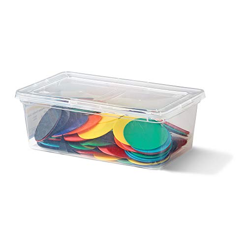 hand2mind Plastic Rainbow Fraction Circles Classroom Kit, Fraction Manipulatives, Unit Fraction, Rainbow Circle Math Manipulatives, Fraction Games, Montessori Math, Homeschool Supplies (15 Sets of 51) by ETA hand2mind