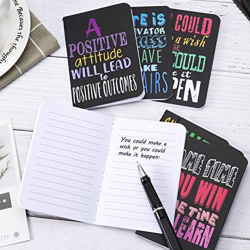 Inspirational Notepads Mini Motivational Journal Notebook Small Pocket Notepads for School Office Home Travel Gift Supplies, 10 Styles (Bright Style,60 Pieces) from 