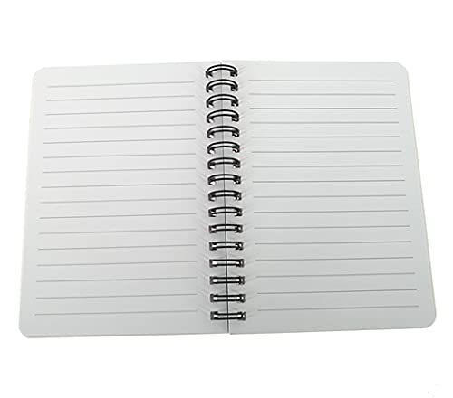 4 Pack A6 Spiral Notebook Journal,Wirebound Ruled Sketch Book Notepad Diary Memo Planner,A6 Size(5.7X4.1") & 80 Sheets (Flower B) from Alimitopia