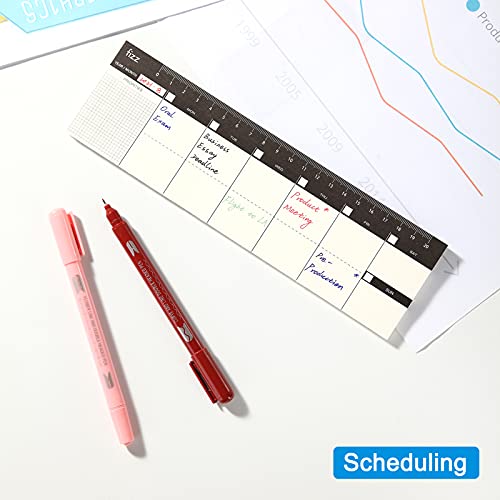 Aechy Colored Pens, Dual Tip Pens with 6 Different Curve Shapes & 8 Colors Fine Tips, Journal Planner Pens For Writing Bullet Journaling Note Taking Drawing Scrapbook Calendar Art Office School Supplies by AECHY