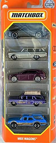 Matchbox MBX Wagons 5 Pack Set (1:64 Scale) by Matchbox