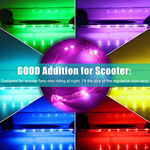 Waybelive LEDÂ ScooterÂ DeckÂ Light,Â RemoteÂ ControlÂ SkateboardÂ Light,Â 16Â ColorÂ ChangeÂ byÂ Yourself,Â 10 Ft,Â Waterproof,Â Shockproof,Â SuperÂ BrightÂ toÂ DisplayÂ atÂ Night.Â GoodÂ GiftÂ forÂ Kids from Waybelive