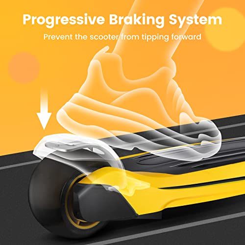 TONBUX Kids Scooter with Adjustable Height Toddler Scooter, Lean to Steer, Light Up 3-Wheels, Shock Absorption Design, Scooter for Kids Age 3-10 by TONBUX