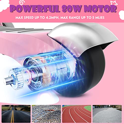 ScootHop Electric Scooter for Kids, 3 Wheel Electric Scooter for Toddlers Girls Boys, 3 Adjustable Height, Lean to Steer, Electric Kick Scooter for Kids with LED Light-up Wheels, Ages 2-8 Unique Gift by ScootHop