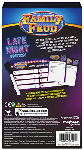 Family Feud Late Night Edition Adult Party Quiz Game from Spin Master