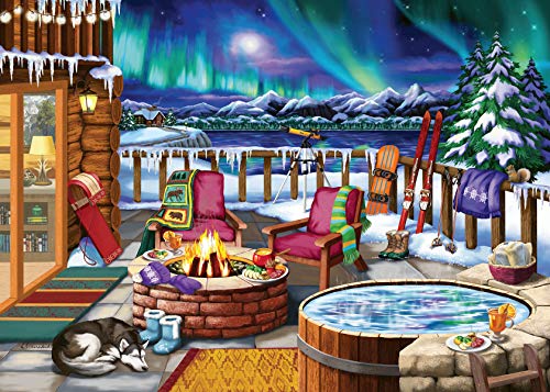 Ravensburger Northern Lights 500 Large Format Piece Jigsaw Puzzle for Adults â Every Piece is Unique, Softclick Technology Means Pieces Fit Together Perfectly, Blue from Ravensburger