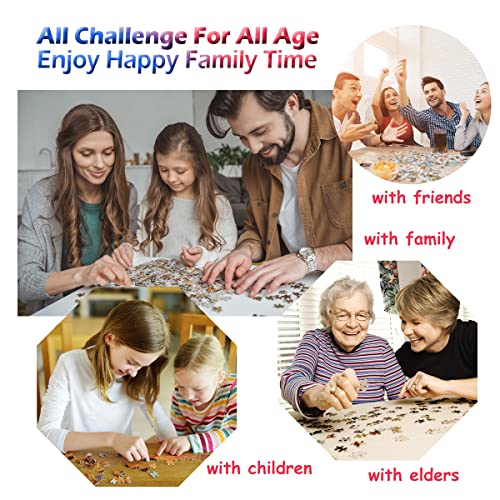 HUADADA Puzzles for Adults 1000 Piece Family Puzzle Adult - Beach Shop Landscape Puzzle Game Adult 1000 Piece Jigsaw Puzzles Educational Games(27.6"x 19.7") by HUADADA