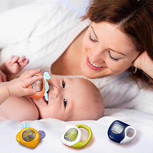 Baby Play Mat Baby Gym,Funny Play Piano Tummy Time Baby Activity Gym Mat with 5 Infant Learning Sensory Baby Toys, Music and Lights Boy & Girl Gifts for Newborn Baby 0 to 3 6 9 12 Months (New Pink) by dearlomum