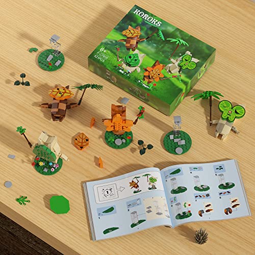 BOTW Korok Building Set, Yahaha! Cute Game Merch Action Figures, Great Toys Gifts for Fans Kids Adults (521 Pieces) from BuildingBoat