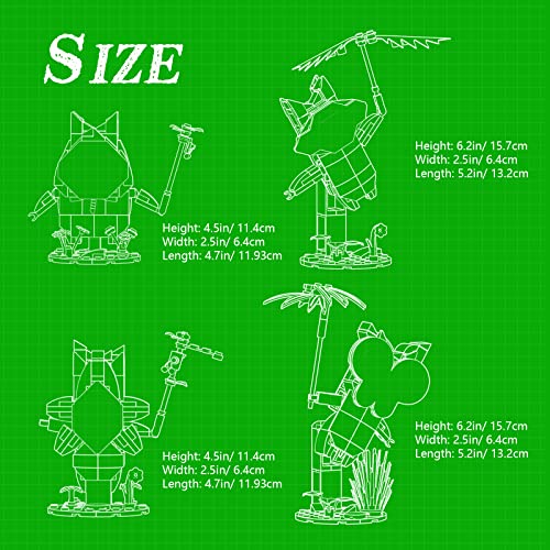 BOTW Korok Building Set, Yahaha! Cute Game Merch Action Figures, Great Toys Gifts for Fans Kids Adults (521 Pieces) from BuildingBoat