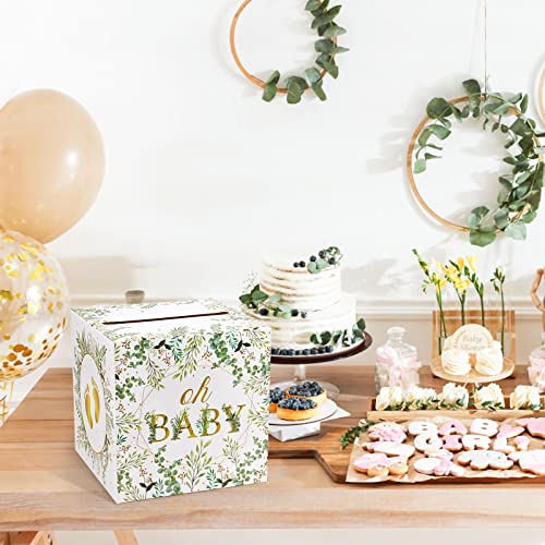 50 Pieces Greenery Diaper Raffle Tickets For Baby Shower With Diaper Raffle Box Greenery Game Invitations Diaper Raffle Card Diaper Raffle Sign Box Baby Shower Party Favor Decorations from Eaezerav
