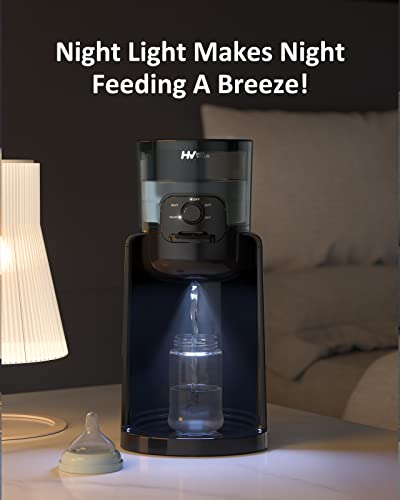 Water Warmer, HEYVALUE Baby Bottle Warmer, Formula Maker with Night Light, 4 Temperature Control & 72H Keep Warm, Detachable Tank, Instantly Dispenses Warm Water, Feed Baby More Easier and Healthier by HEYVALUE