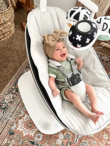 4moms MamaRoo Multi-Motion Baby Swing, Bluetooth Baby Swing with 5 Unique Motions, Grey by 4moms