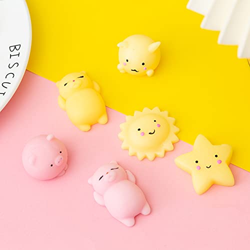 Mochi Squishy Toys 20PCS Party Favors for Kids Cat Dolphin Squishy Squeeze Stress Relief Toys Mini Mochi Kawaii Animal Party Novelty Toys Boy Girl Birthday Gift Random by Yhatsoer