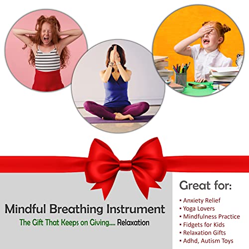 4E's Novelty Expandable Breathing Ball Sphere (4 Pack) Toy for Kids Stress Reliever Fidget Toys Colors May Vary for Yoga Anxiety Relaxation Expands from 5.6" to 12" by 4E's Novelty