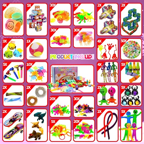 468 PCS Party Favors for Kids, Fidget Toys Pack,Easter Basket Stuffer for Kids, Birthday Gift Toys, Stocking Stuffers, Christmas Gifts, Easter Gifys Party Toys Assortment, Treasure Box Birthday Party, Goodie Bag Stuffers for Kids, Carnival Prizes, Pinata 