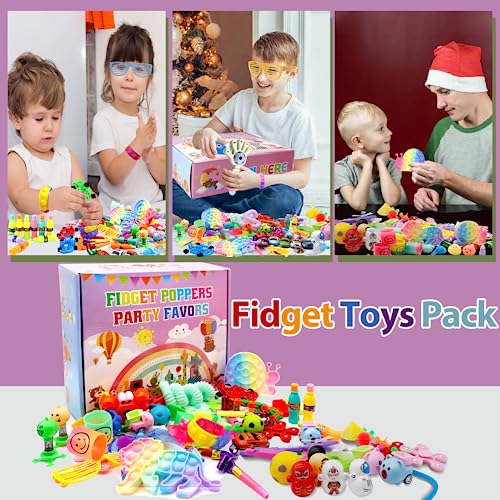 468 PCS Party Favors for Kids, Fidget Toys Pack,Easter Basket Stuffer for Kids, Birthday Gift Toys, Stocking Stuffers, Christmas Gifts, Easter Gifys Party Toys Assortment, Treasure Box Birthday Party, Goodie Bag Stuffers for Kids, Carnival Prizes, Pinata 