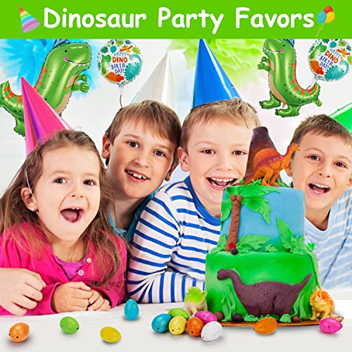 60 PCS Small Hatching Dinosaur Eggs for Dinosaur Party Favors Birthday Party Supplies Goodie Bag Stuffers Prizes Bulk Novelty Grow in Water Dino Eggs with Toys Inside Easter Fillers Kids Boys Girls from Thremhoo