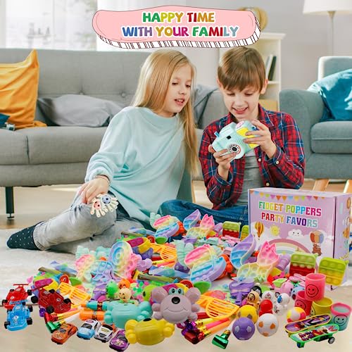 468 PCS Party Favors for Kids, Fidget Toys Pack,Easter Basket Stuffer for Kids, Birthday Gift Toys, Stocking Stuffers, Christmas Gifts, Easter Gifys Party Toys Assortment, Treasure Box Birthday Party, Goodie Bag Stuffers for Kids, Carnival Prizes, Pinata 