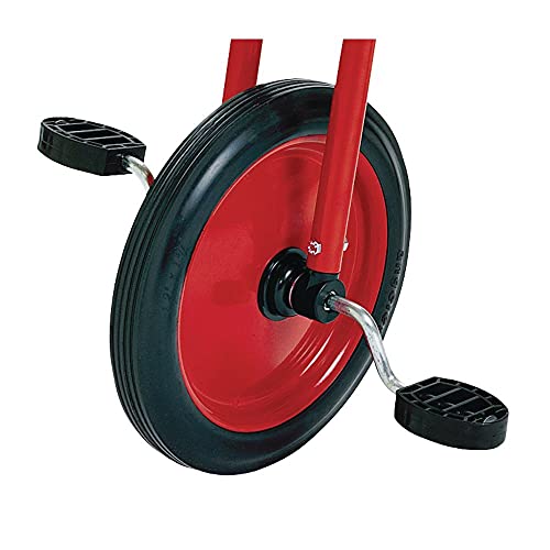 Angeles ClassicRider 12" Toddler Tricycle, Kids Big 3 Wheel Riding Toys, Girls/Boys Trikes, Preschool/Homeschool/Daycare, Blk/Red by Children's Factory