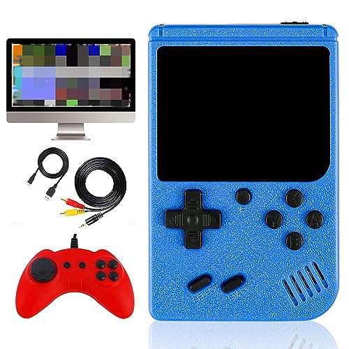 Retro Handheld Game Console for Kids, PortableÂ Mini Hand Held Video Game Console BuiltÂ in 500 Classic FC Games 2.8-inch Color Screen Support Two Players and TV Output by GAMPLAE