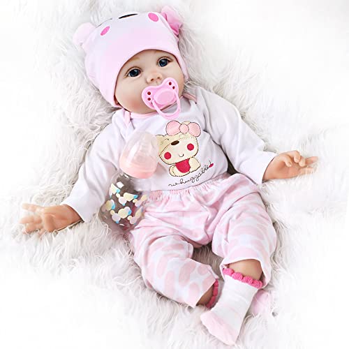 CHAREX Reborn Baby Dolls Girl - 16 Inches Realistic Soft Vinly Newborn Baby Dolll That Look Real, Best Toy for Kids Ages 3+ by CHAREX