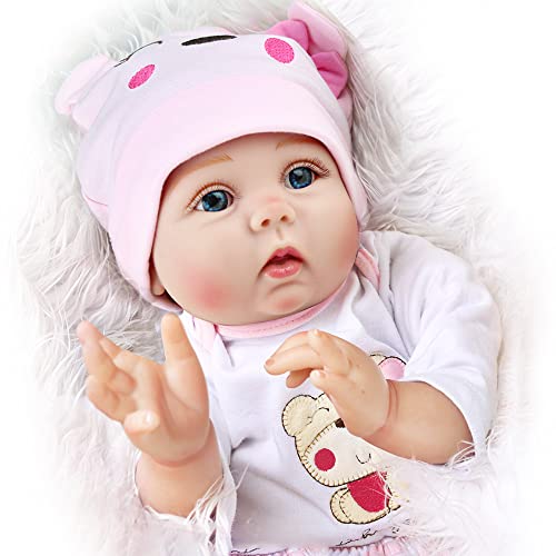 CHAREX Reborn Baby Dolls Girl - 16 Inches Realistic Soft Vinly Newborn Baby Dolll That Look Real, Best Toy for Kids Ages 3+ by CHAREX