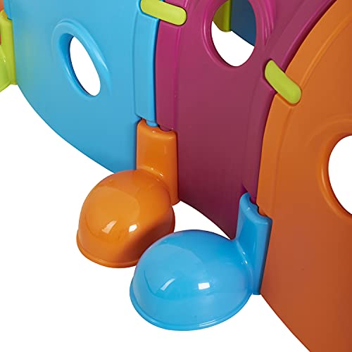 ECR4Kids GUS Climb-N-Crawl Caterpillar Tunnel - Indoor/Outdoor Fun Kids Play Structure at Home, Daycare, or Preschool - 7 Feet Long, Vibrant Colors from ECR4Kids
