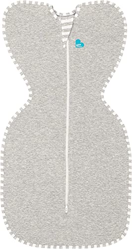 Love To Dream Swaddle UP, Gray, Small, 8-13 lbs, Dramatically Better Sleep, Allow Baby to Sleep in Their Preferred arms up Position for self-Soothing, snug fit Calms Startle Reflex from Love to Dream