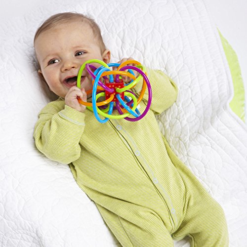 Manhattan Toy Winkel Rattle & Sensory Teether Toy from Manhattan Toy