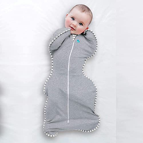 Love To Dream Swaddle UP, Gray, Small, 8-13 lbs, Dramatically Better Sleep, Allow Baby to Sleep in Their Preferred arms up Position for self-Soothing, snug fit Calms Startle Reflex from Love to Dream