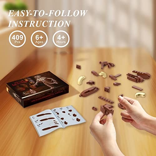 Millionspring Doors Monster Figures Building Block, Hot Horror Game Toys for Fans Halloween Thanksgiving Christmas Birthday Gifts(409pcs) from Millionspring