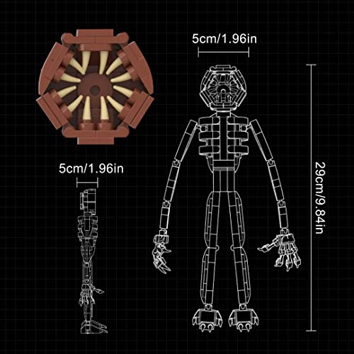 Millionspring Doors Monster Figures Building Block, Hot Horror Game Toys for Fans Halloween Thanksgiving Christmas Birthday Gifts(409pcs) from Millionspring