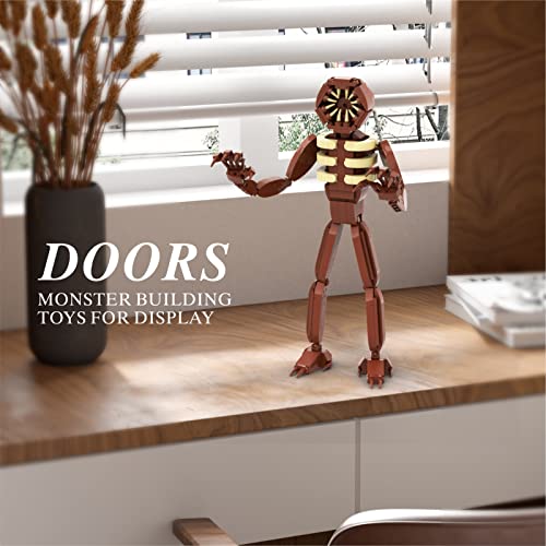 Millionspring Doors Monster Figures Building Block, Hot Horror Game Toys for Fans Halloween Thanksgiving Christmas Birthday Gifts(409pcs) from Millionspring