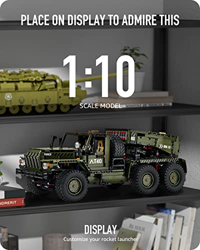 Nifeliz Rocket Artillery Katyusha, Military Truck Technique Building Set, WW2 Tank Model Toy for Adults (2,268 Pieces) by Nifeliz