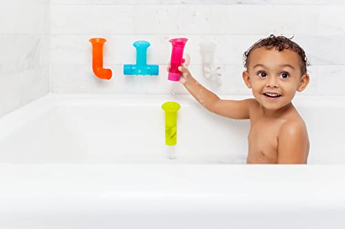 Boon, Building Bath Pipes Toy Set 5, Blue from Boon
