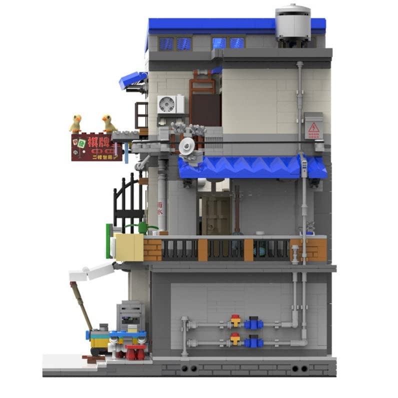 General Jim's Toys and Bricks Urban Village Building Blocks 3180 Piece Playset Brick Modular Building Set with Accessories Shown for Adults and Family Builds from General Jim's