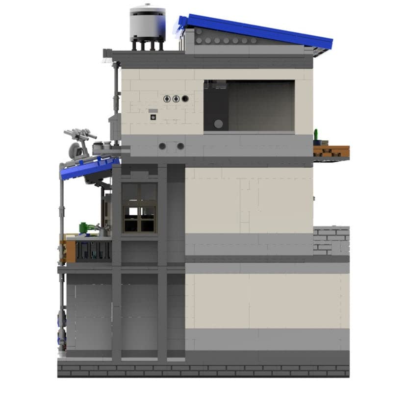 General Jim's Toys and Bricks Urban Village Building Blocks 3180 Piece Playset Brick Modular Building Set with Accessories Shown for Adults and Family Builds from General Jim's