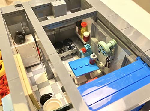 General Jim's Toys and Bricks Urban Village Building Blocks 3180 Piece Playset Brick Modular Building Set with Accessories Shown for Adults and Family Builds from General Jim's