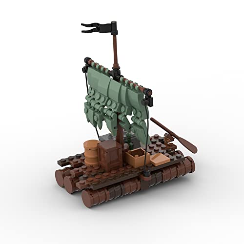 Port Sauvage Building Set; Pirates of Barracuda Bay Building Kit Featuring Cursed Beach, Castle and Pirates House, Port Sauvage Model Building Toy, Cool Build-and-Display Model for Adults (8,104 Pcs) by Sayotoo